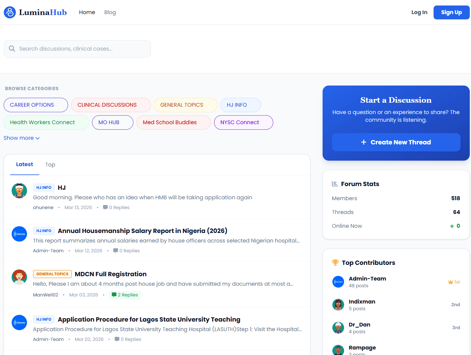 LuminaHub Forum